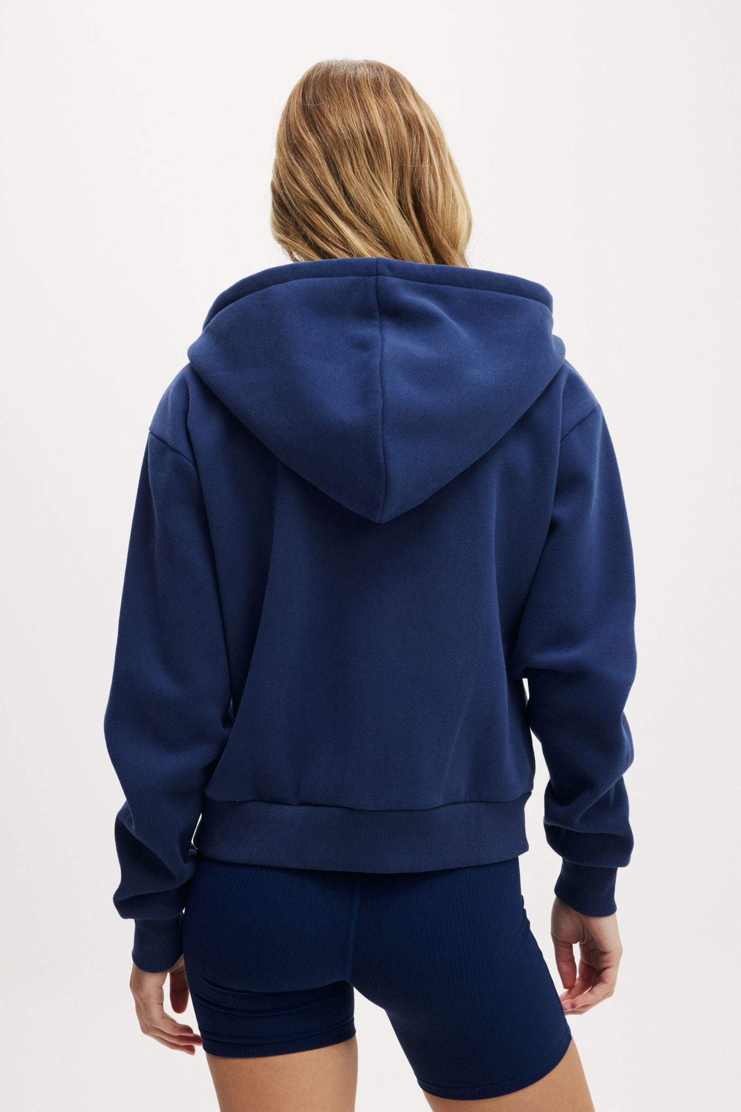 Plush Graphic Zip Through