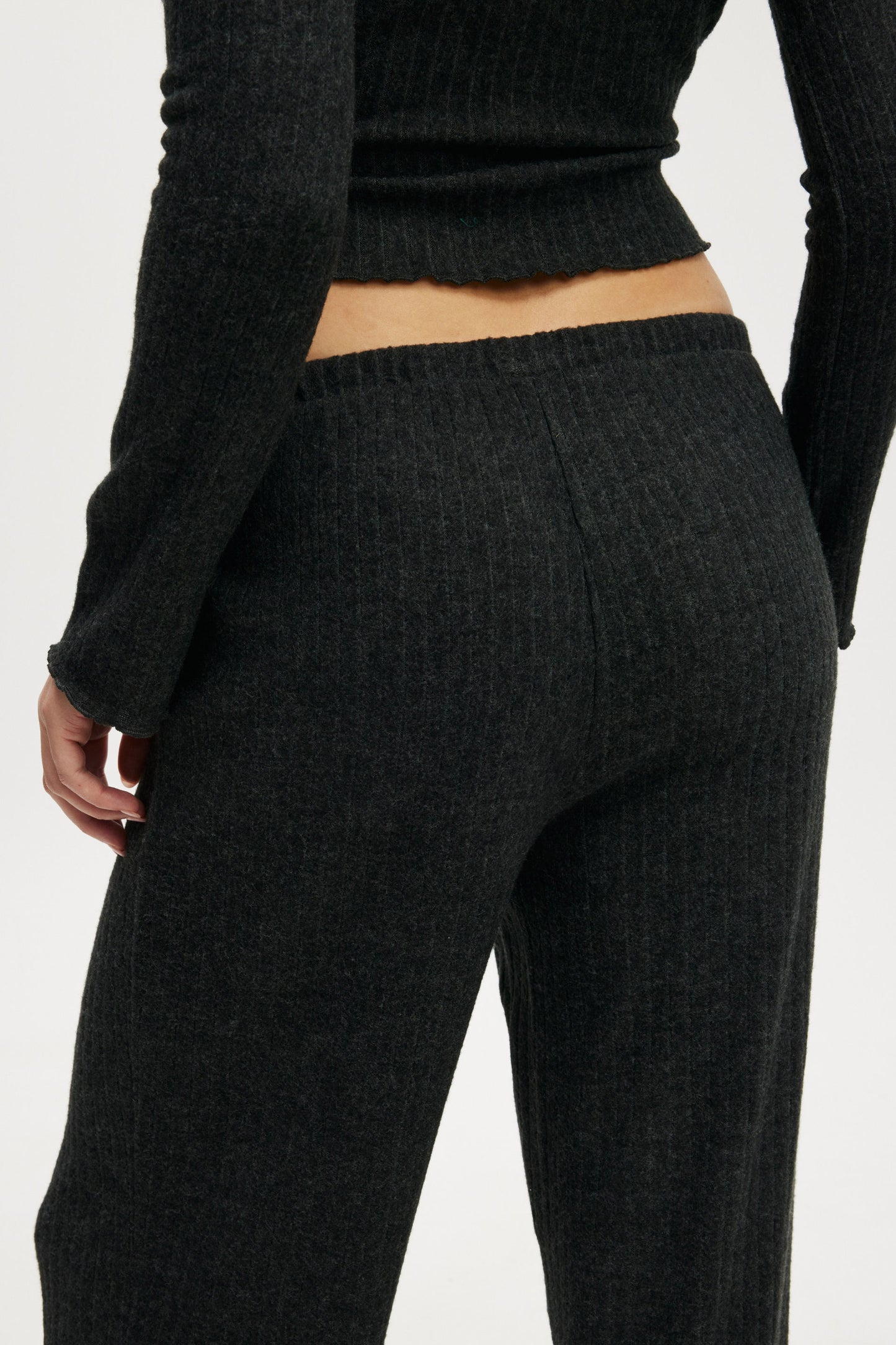 Super Soft Ribbed Straight Leg Pant
