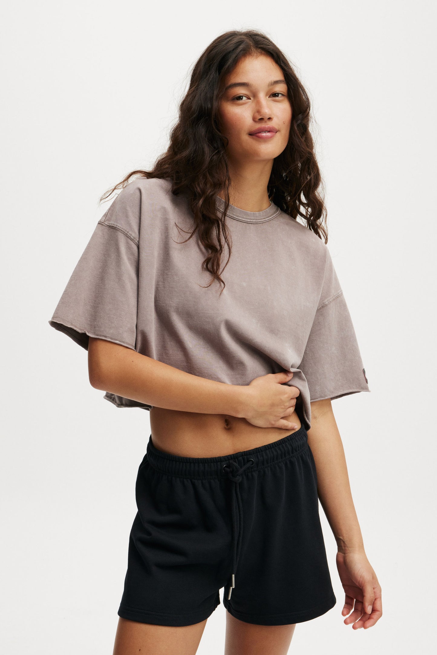 Active Relaxed Cropped Tshirt
