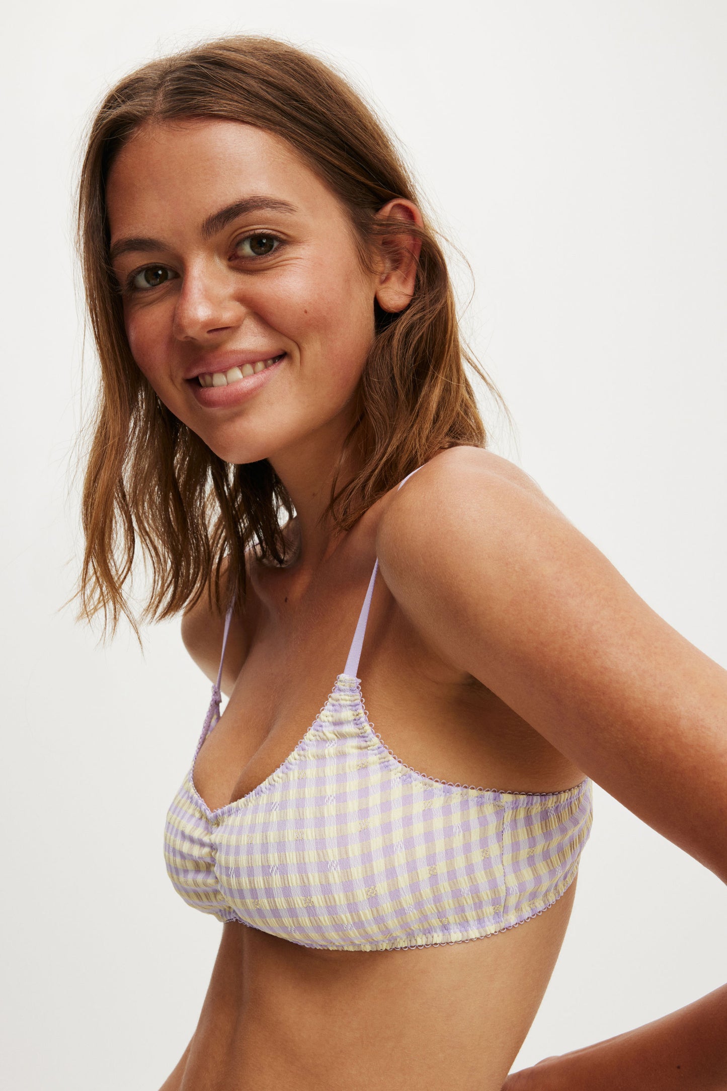 Dottie Woven Scoop Bralette