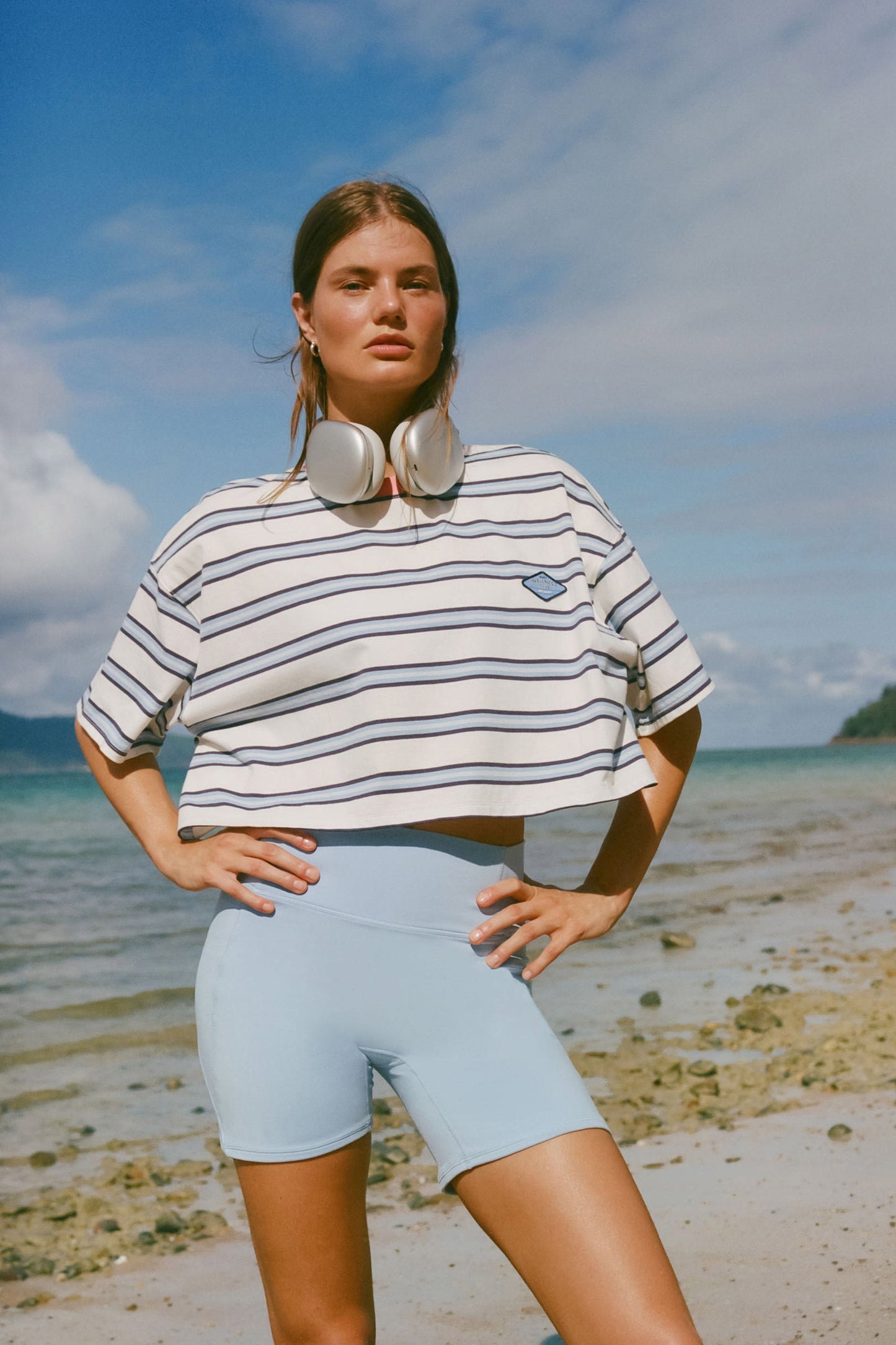 Active Cropped Graphic Tee
