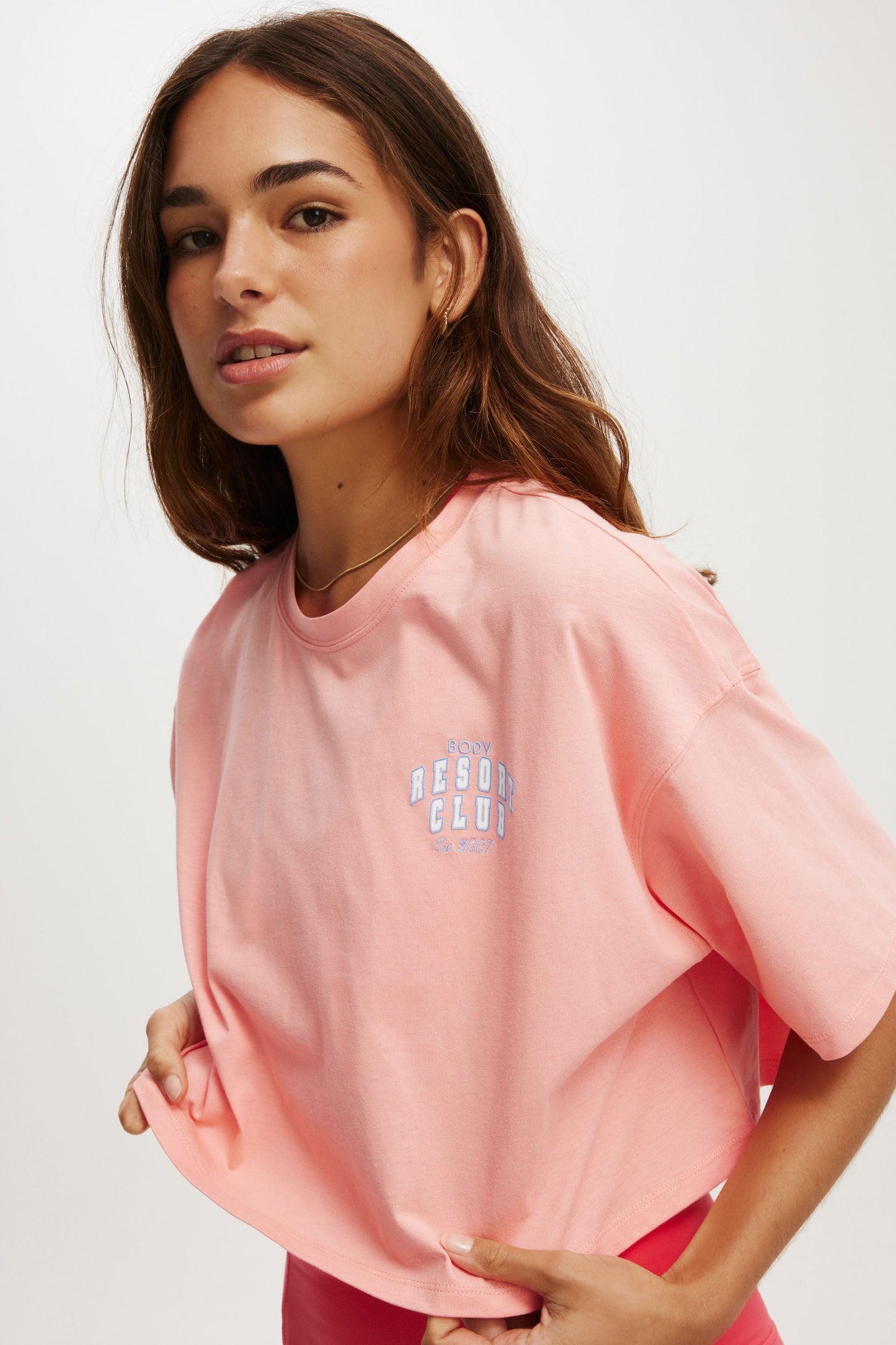 Active Cropped Graphic Tee