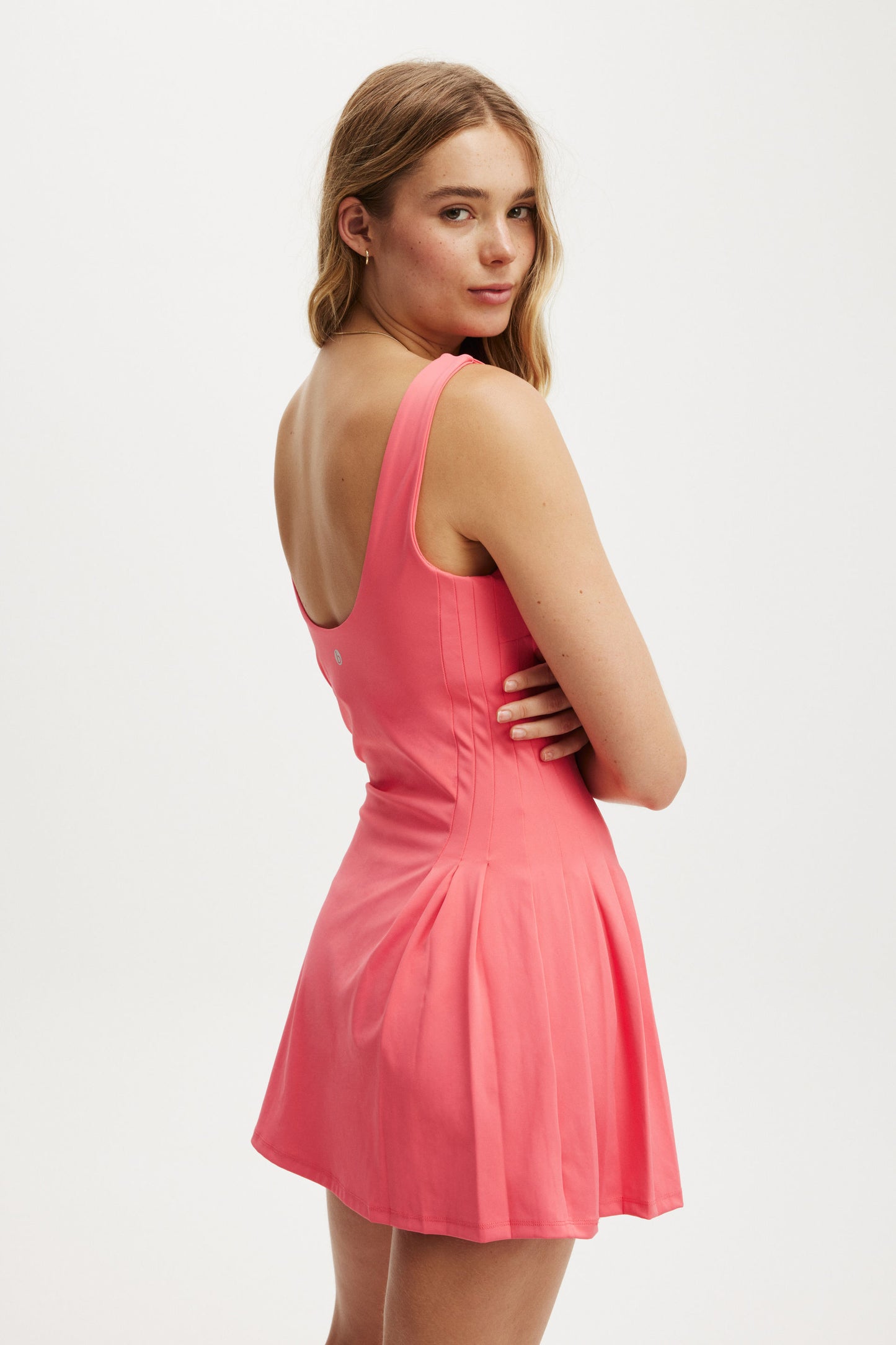 Level Up Pleat Dress