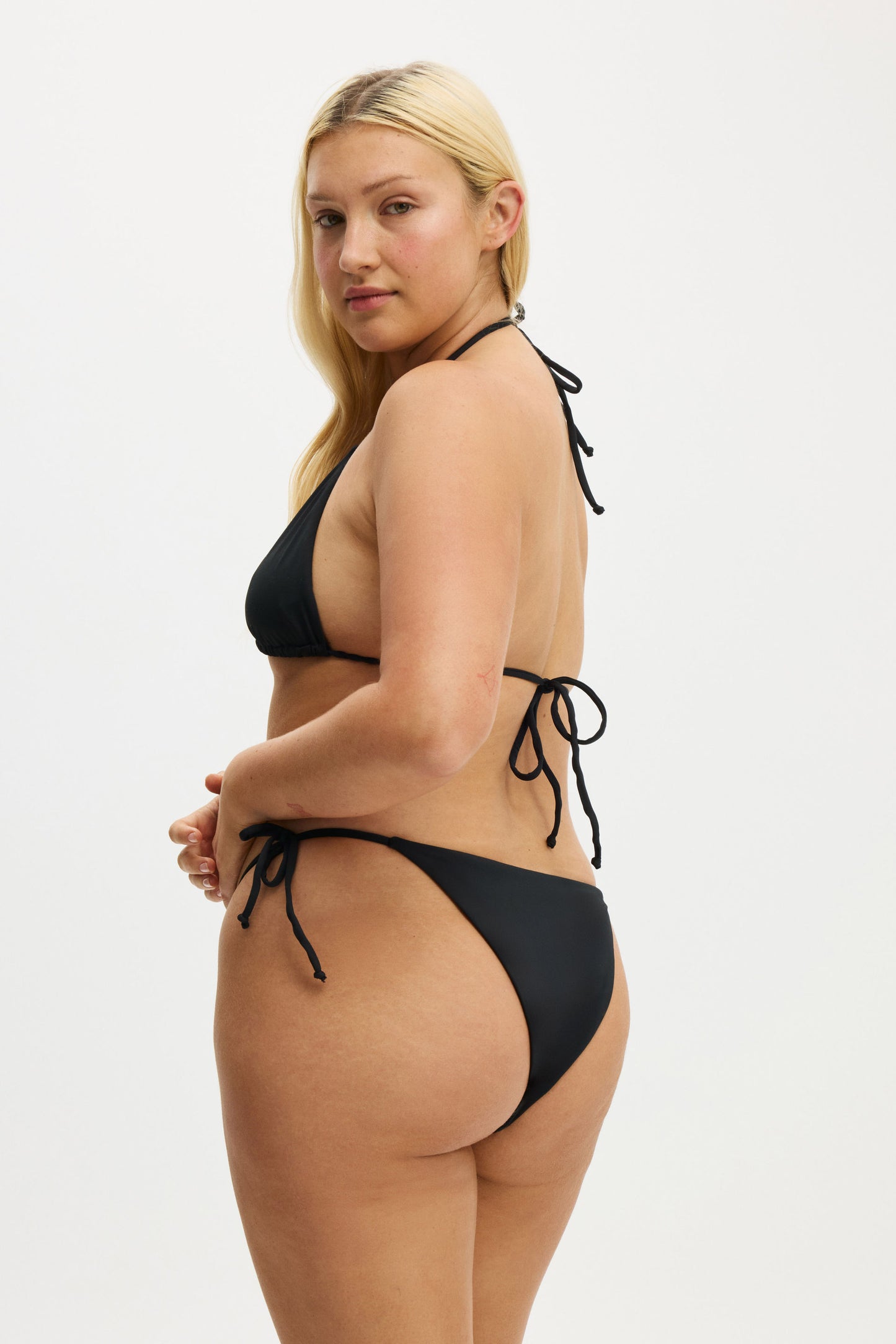 String Triangle Bikini Top