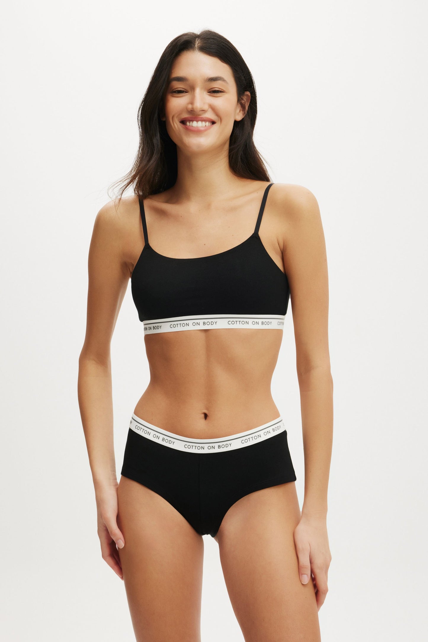 Branded Cotton Cheeky Boyshort
