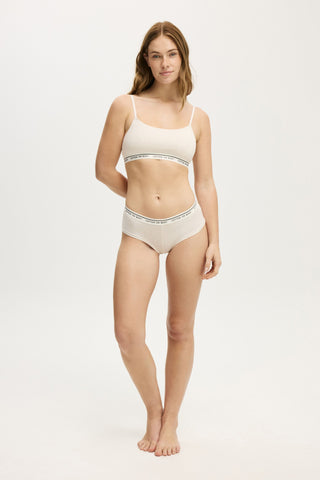 Branded Cotton Cheeky Boyshort