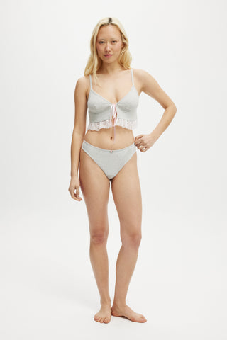 Sophie Cotton Pointelle G String