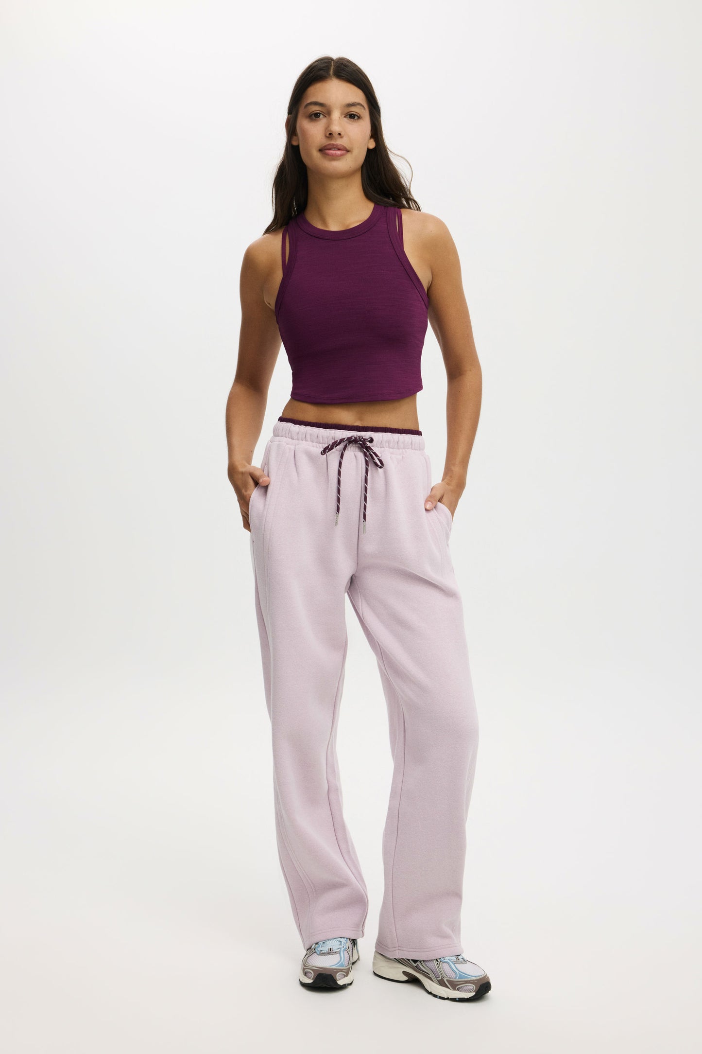 Active Rib Curved Hem Tank