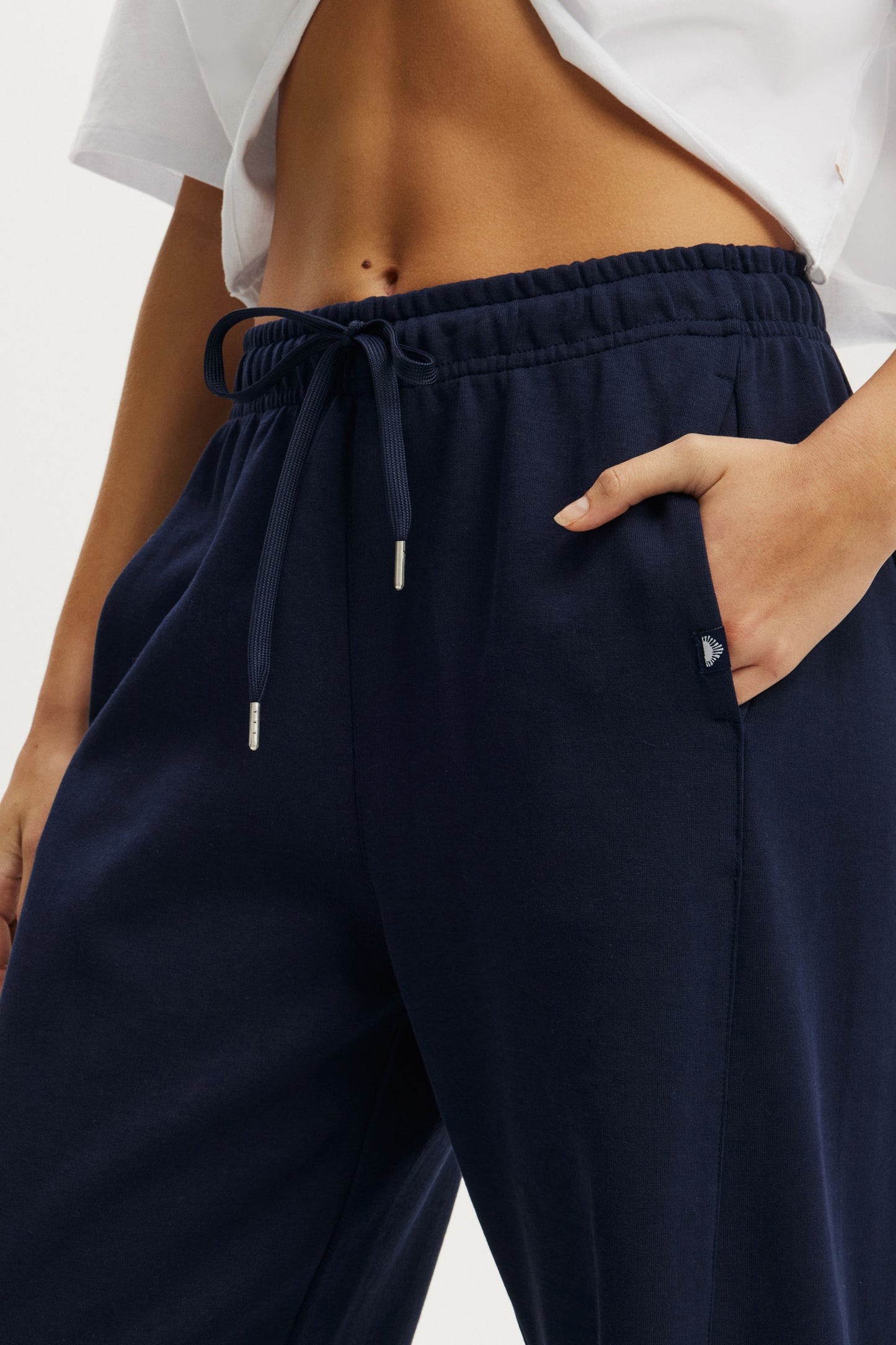 Summer Fleece Adjustable Hem Sweatpant