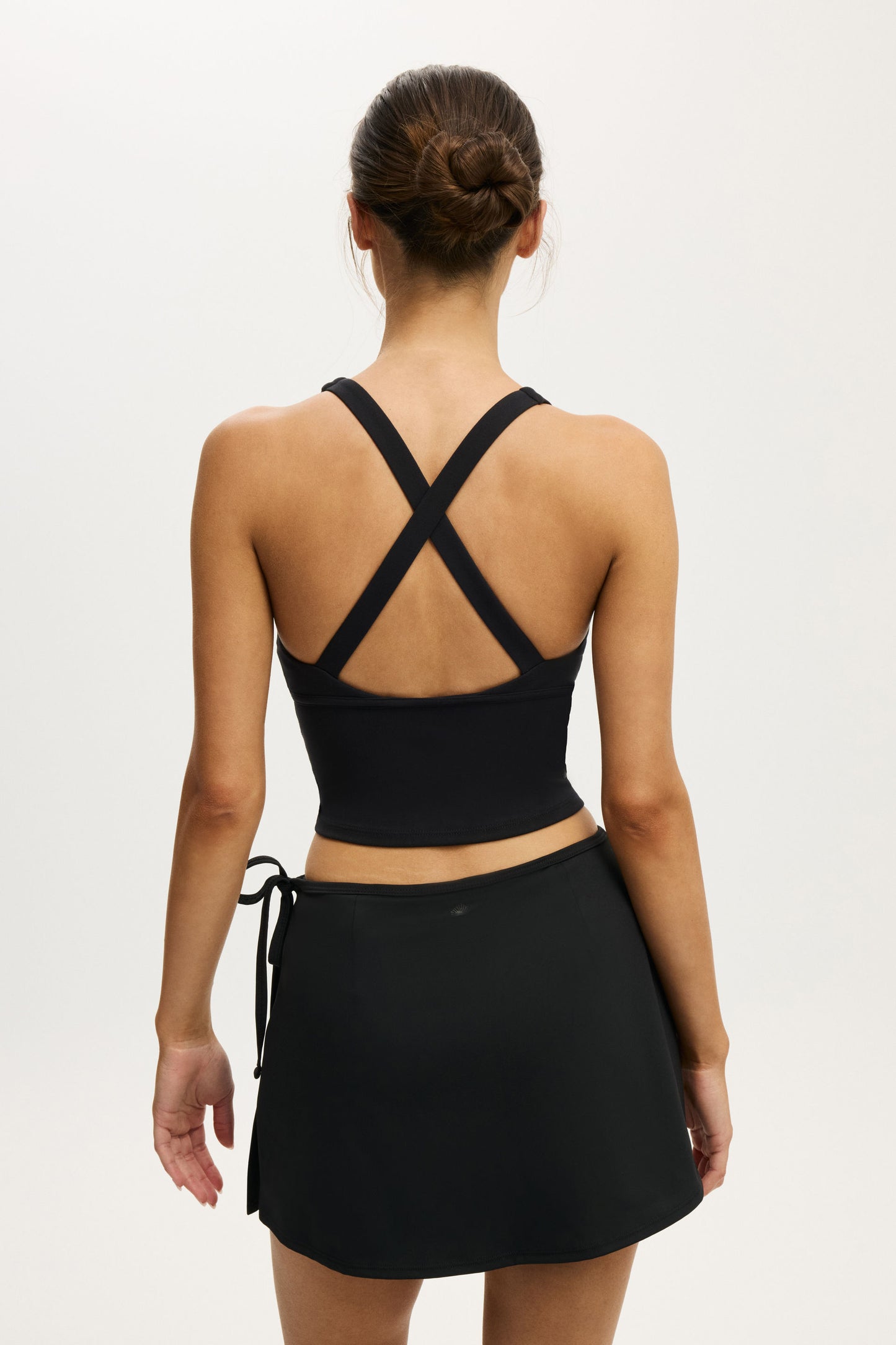 Active Wrap Skirt With Tie