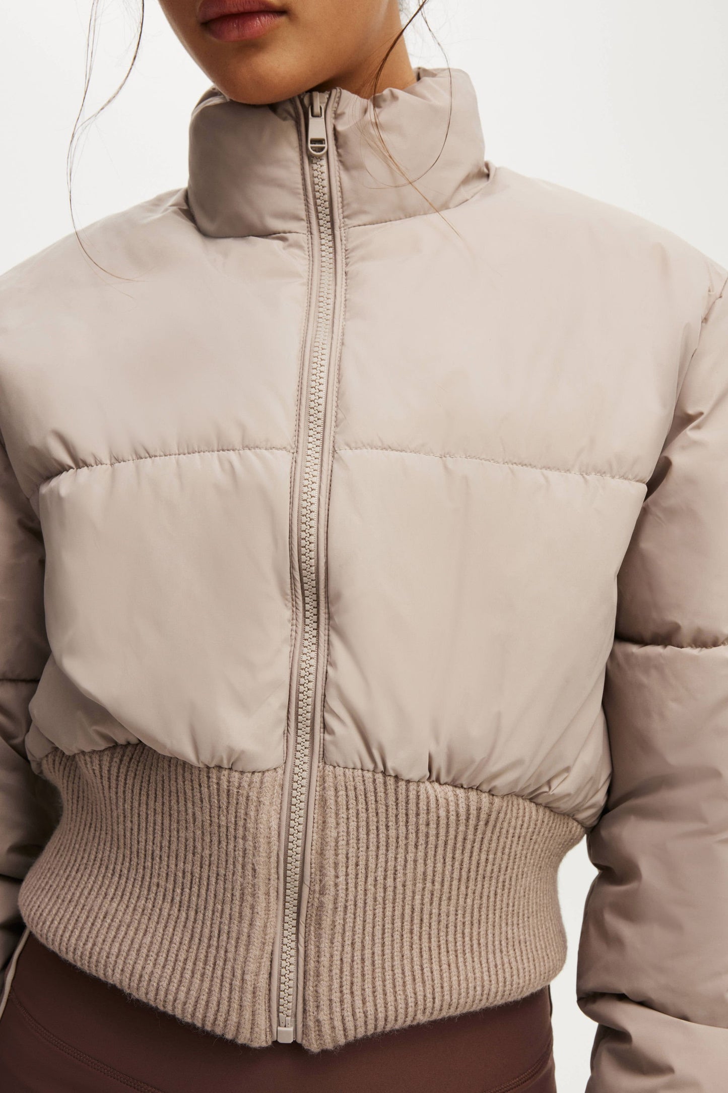 The Mother Puffer Contour Jacket