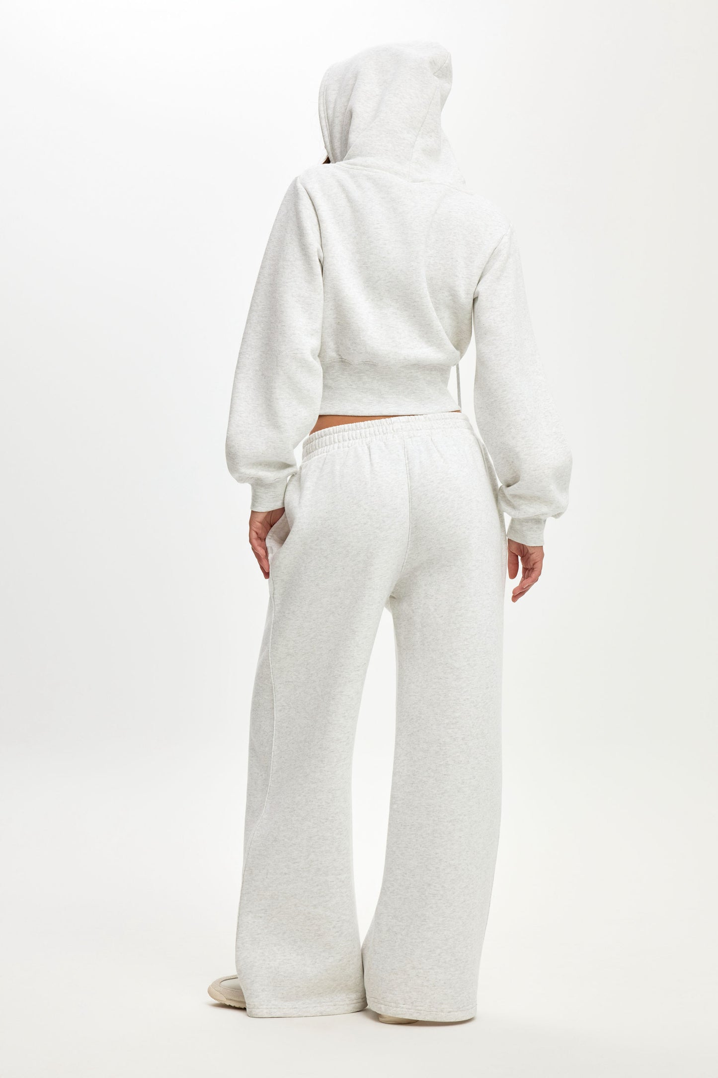 Fleece Wide Leg Sweatpant