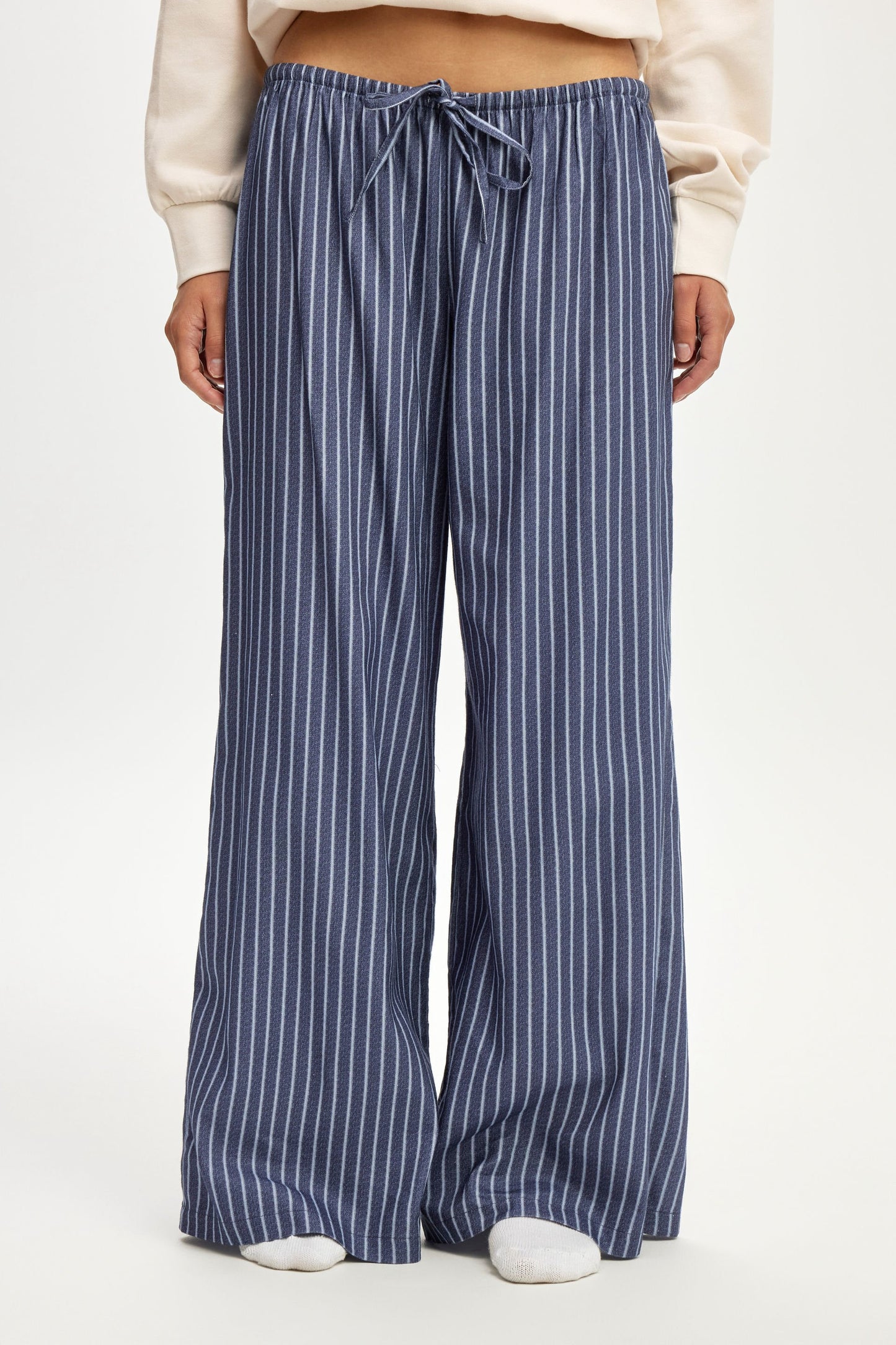 Cloud Soft Flannel Wide Leg Pant