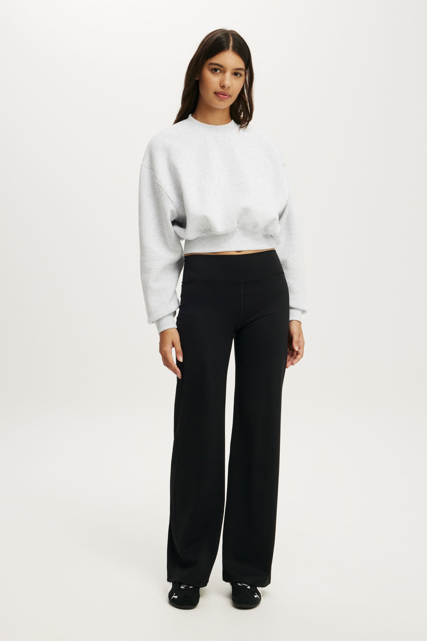 Plush Cropped Crew