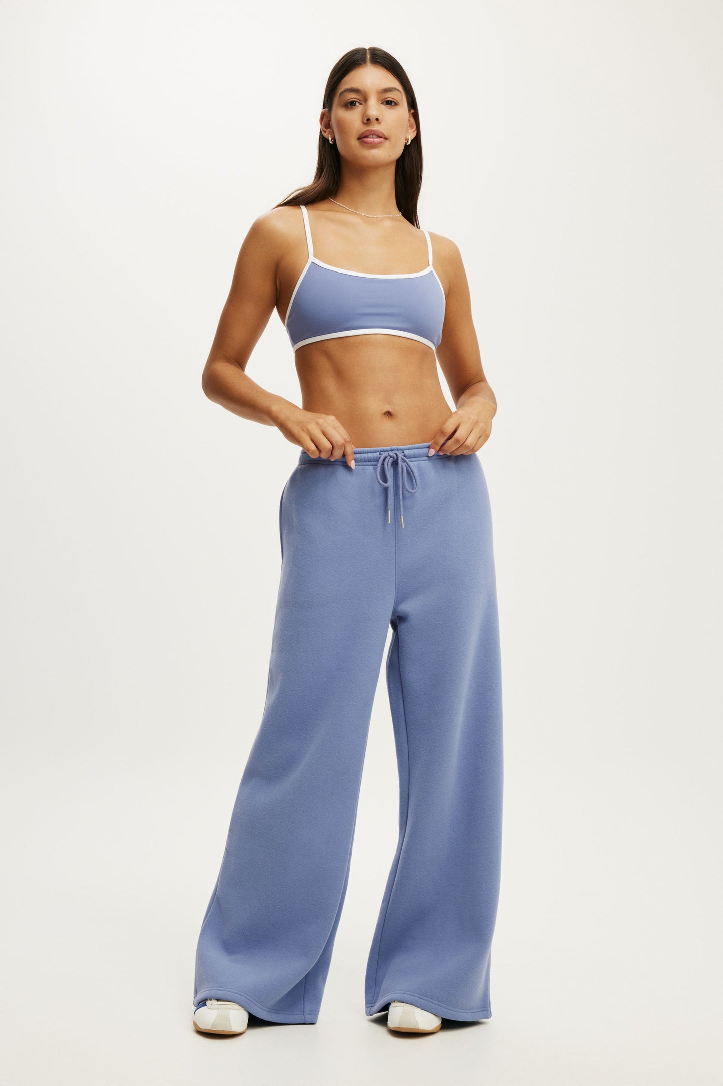 Ultra Soft Double Strap Back Crop