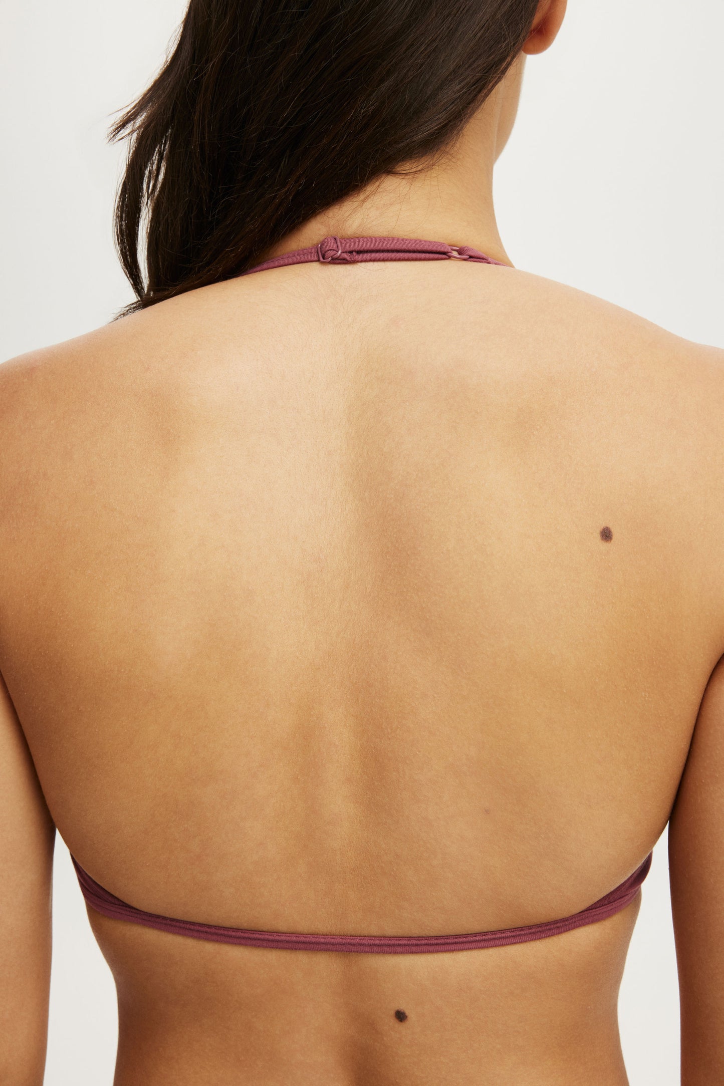 Ultra Soft Halter Open Back Crop
