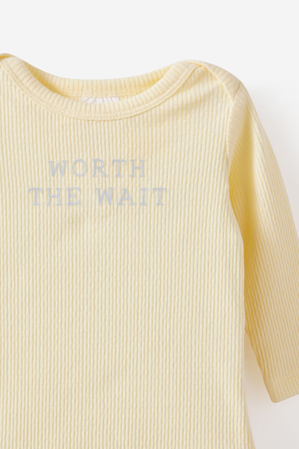 Organic Pointelle Long Sleeve Bubbysuit