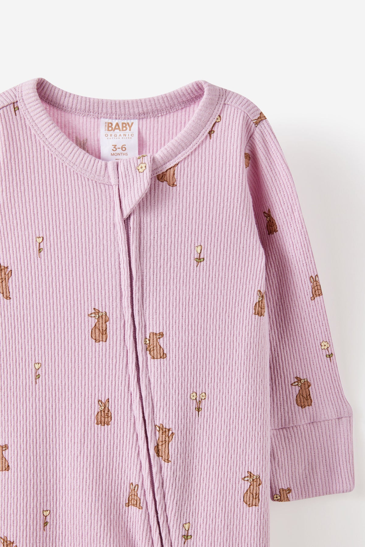 Littlie Organic Long Sleeve Zip Romper