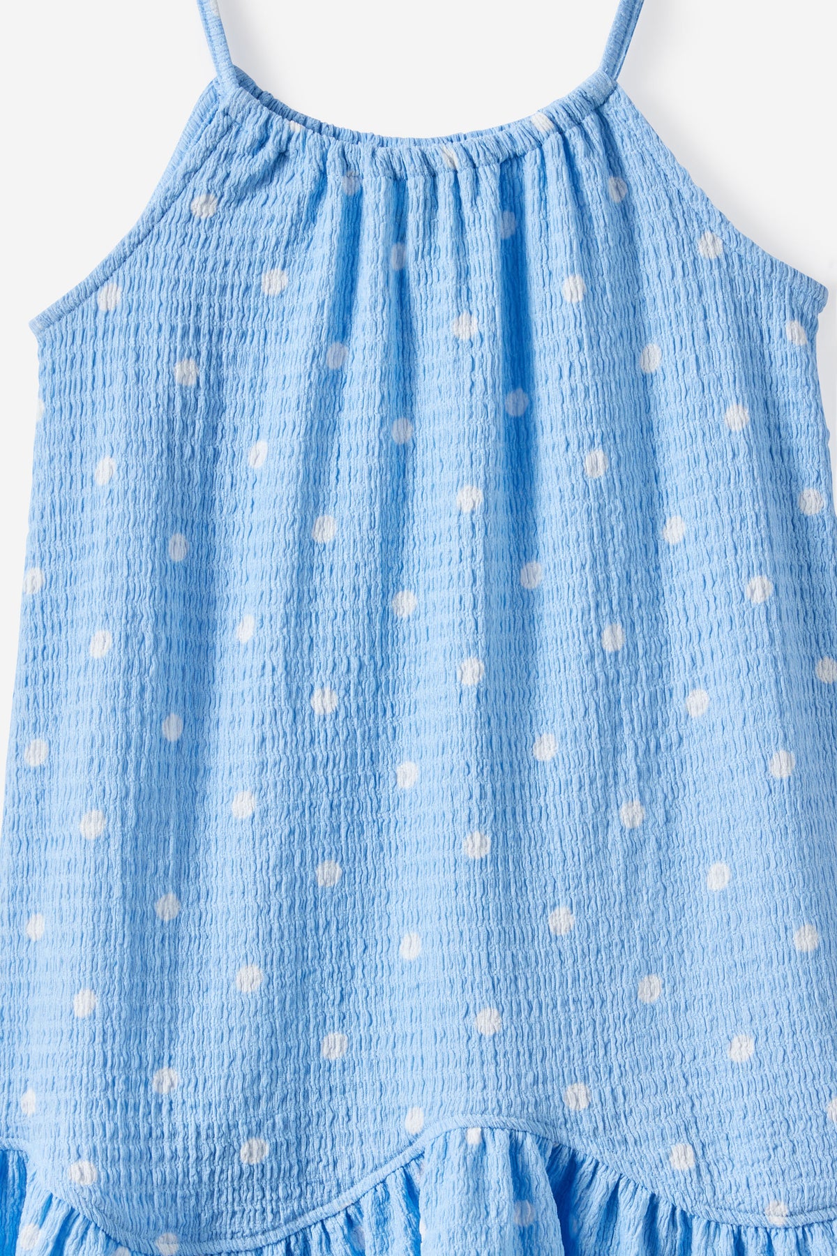 Hazel Scalloped Sleeveless Dress