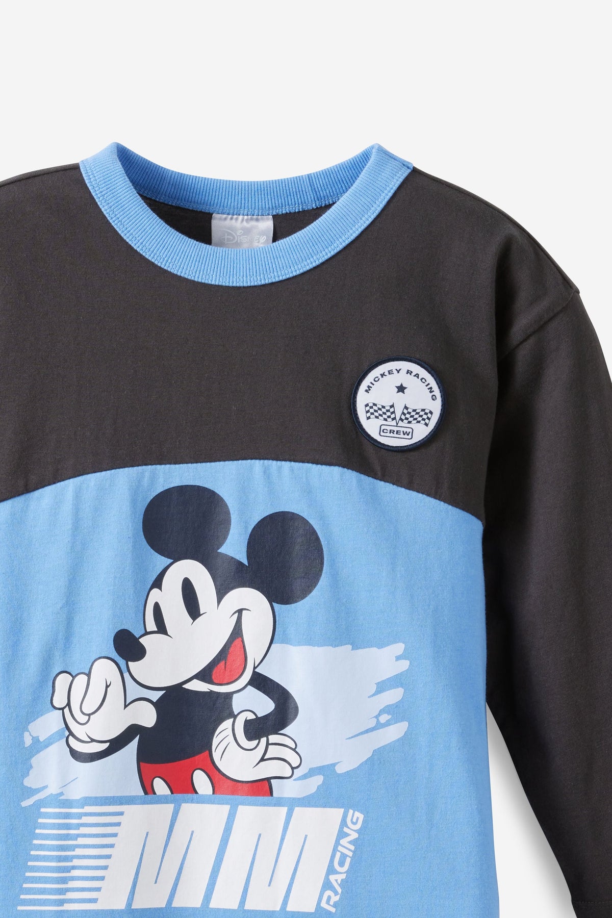 Mickey & Minnie Disney Long Sleeve Drop Shoulder Top