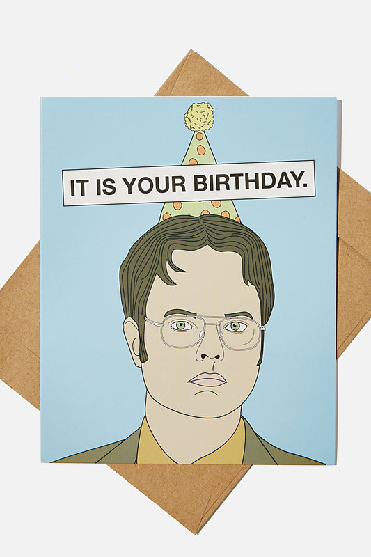 The Office Funny Birthday Card