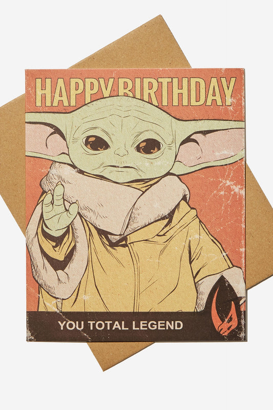Star Wars Funny Birthday Card