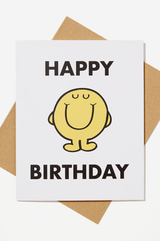 Mr. Men Nice Birthday Card