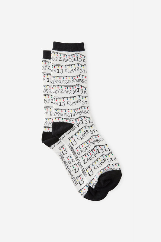 Stranger Things Crew Socks M/L