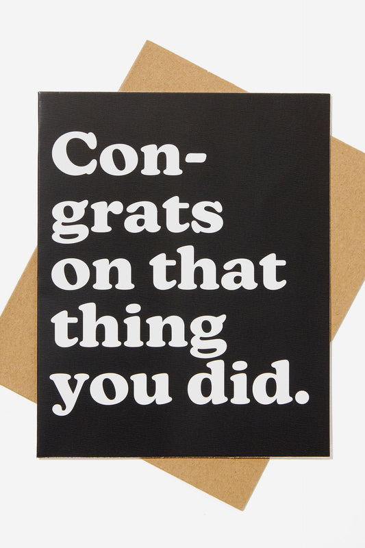 Congratulations Card
