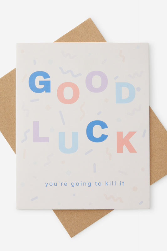 Good Luck Card