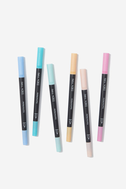 Dual Markers 6Pk