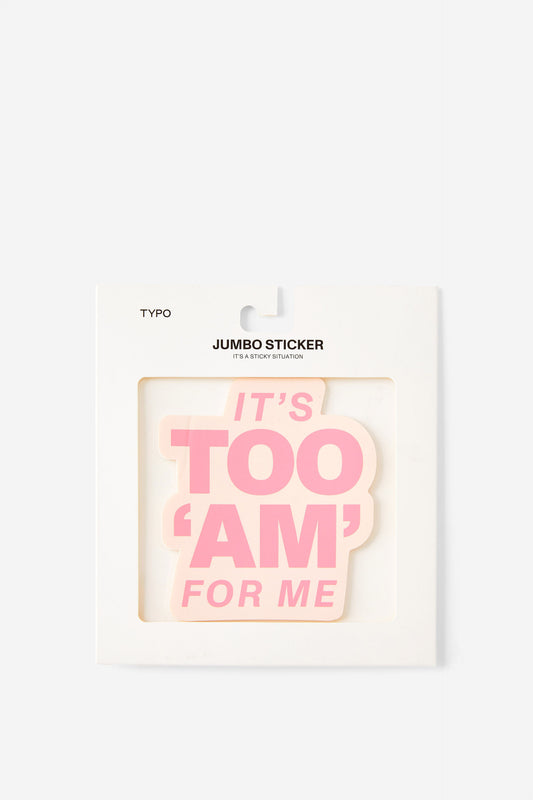 Jumbo Sticker