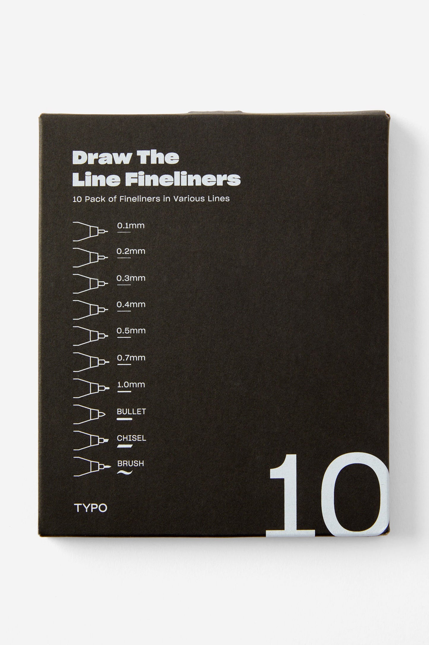 Draw The Line Fineliner 10Pk