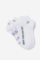 2 Pk Of Ankle Socks