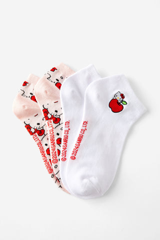 Hello Kitty 2 Pk Of Ankle Socks