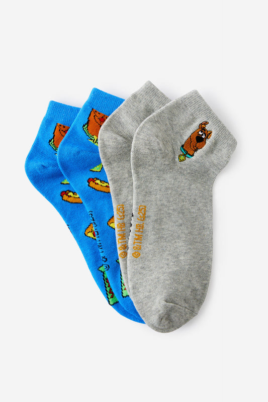 Scooby Doo 2 Pk Of Ankle Socks