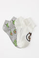 Shrek 2 Pk Of Ankle Socks