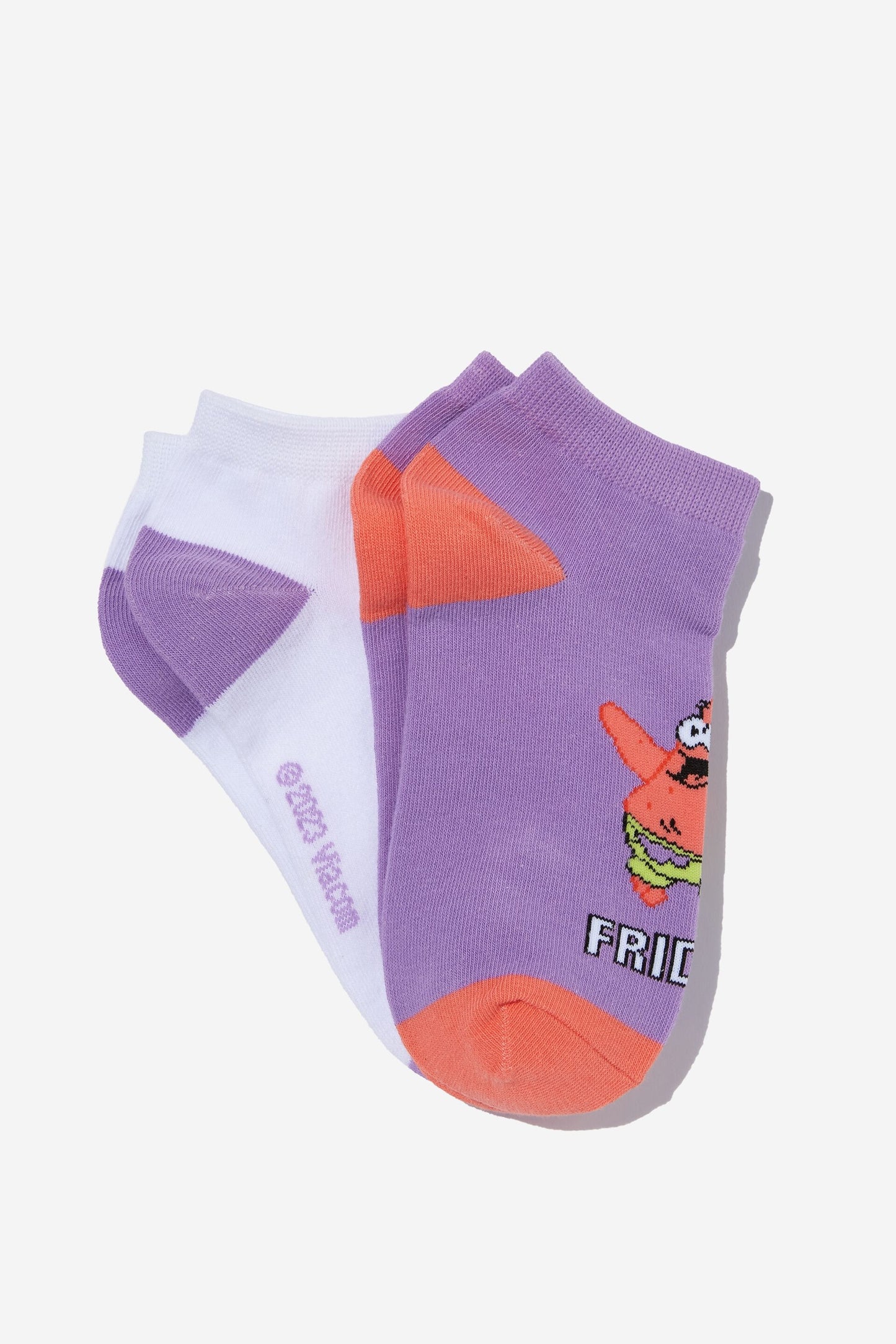 Patrick Star 2 Pk Of Ankle Socks