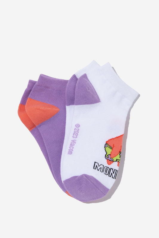 Patrick Star 2 Pk Of Ankle Socks