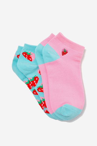 2 Pk Of Ankle Socks