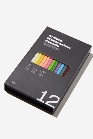 Watercolour Pencils 12 Pack