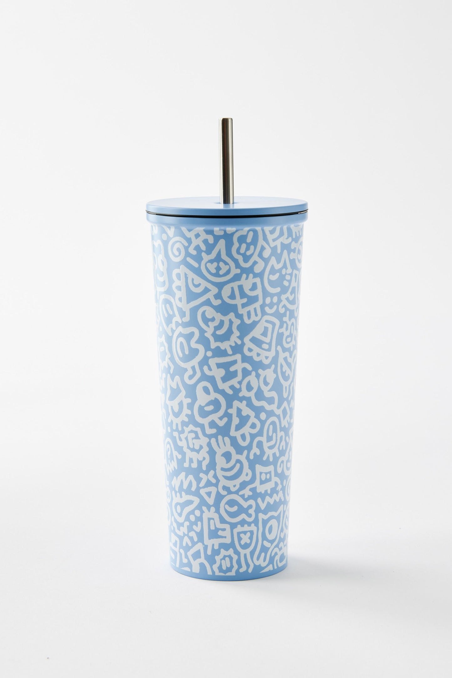 Doodle Boy Metal Smoothie Cup