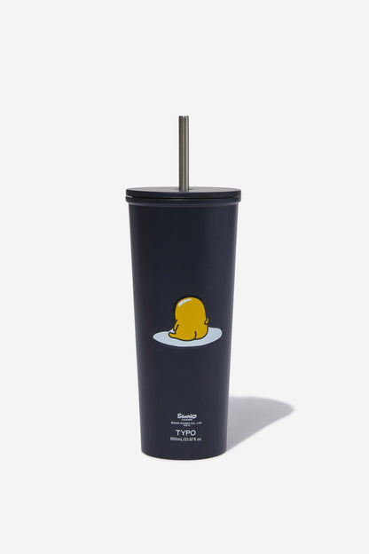 Gudetama Metal Smoothie Cup