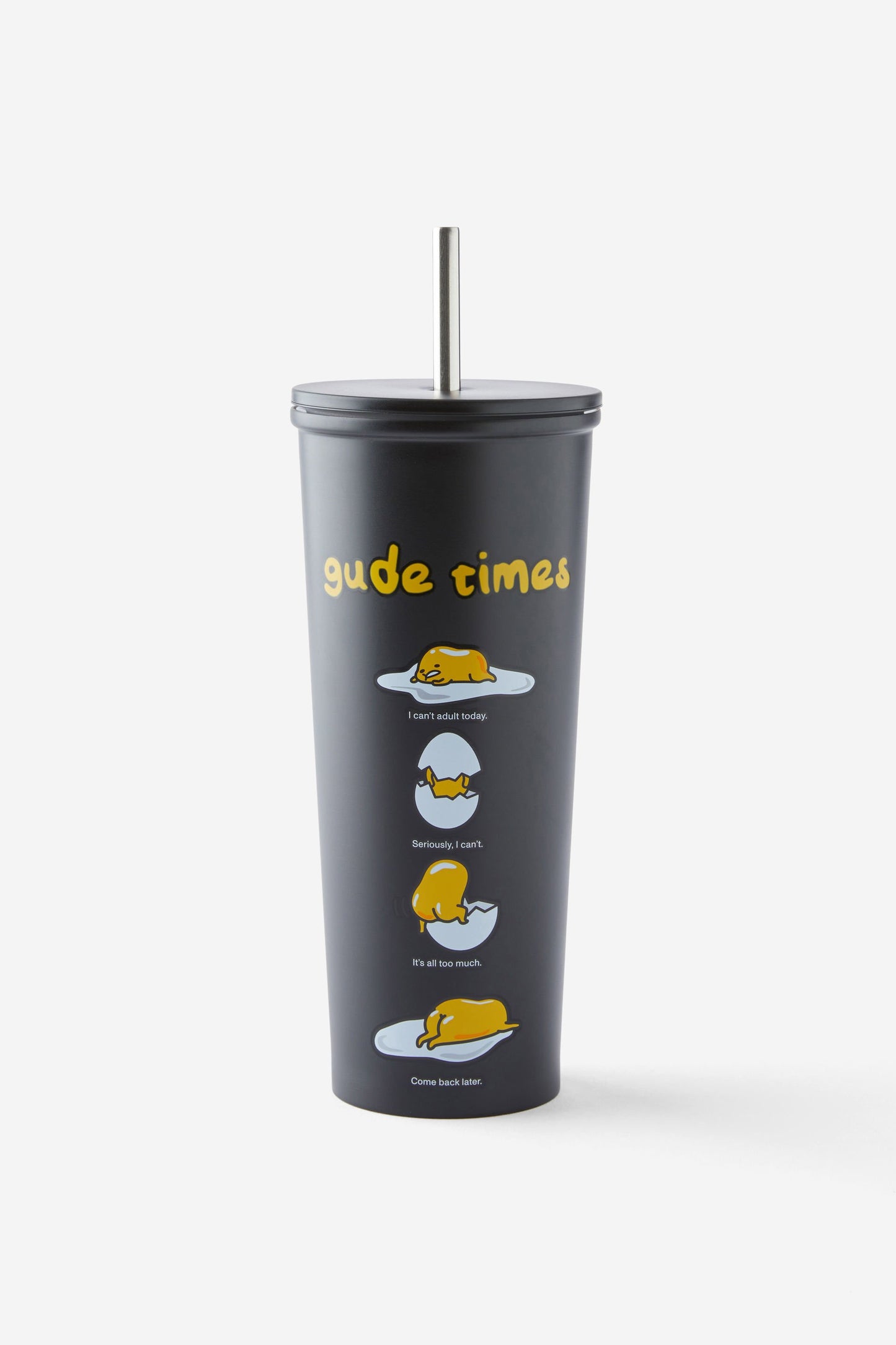 Gudetama Metal Smoothie Cup