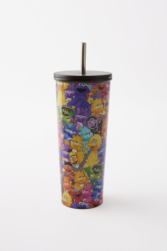 Care Bears x Sesame Street Metal Smoothie Cup