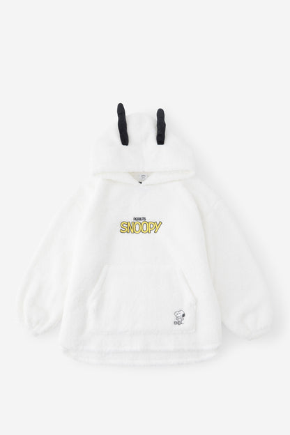 Snoopy Teddy Slounge Around Oversized Hoodie