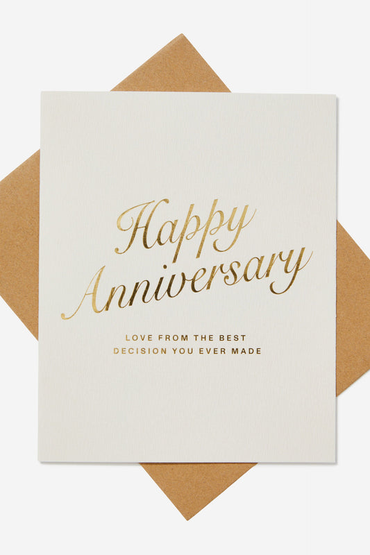 Premium Anniversary Card