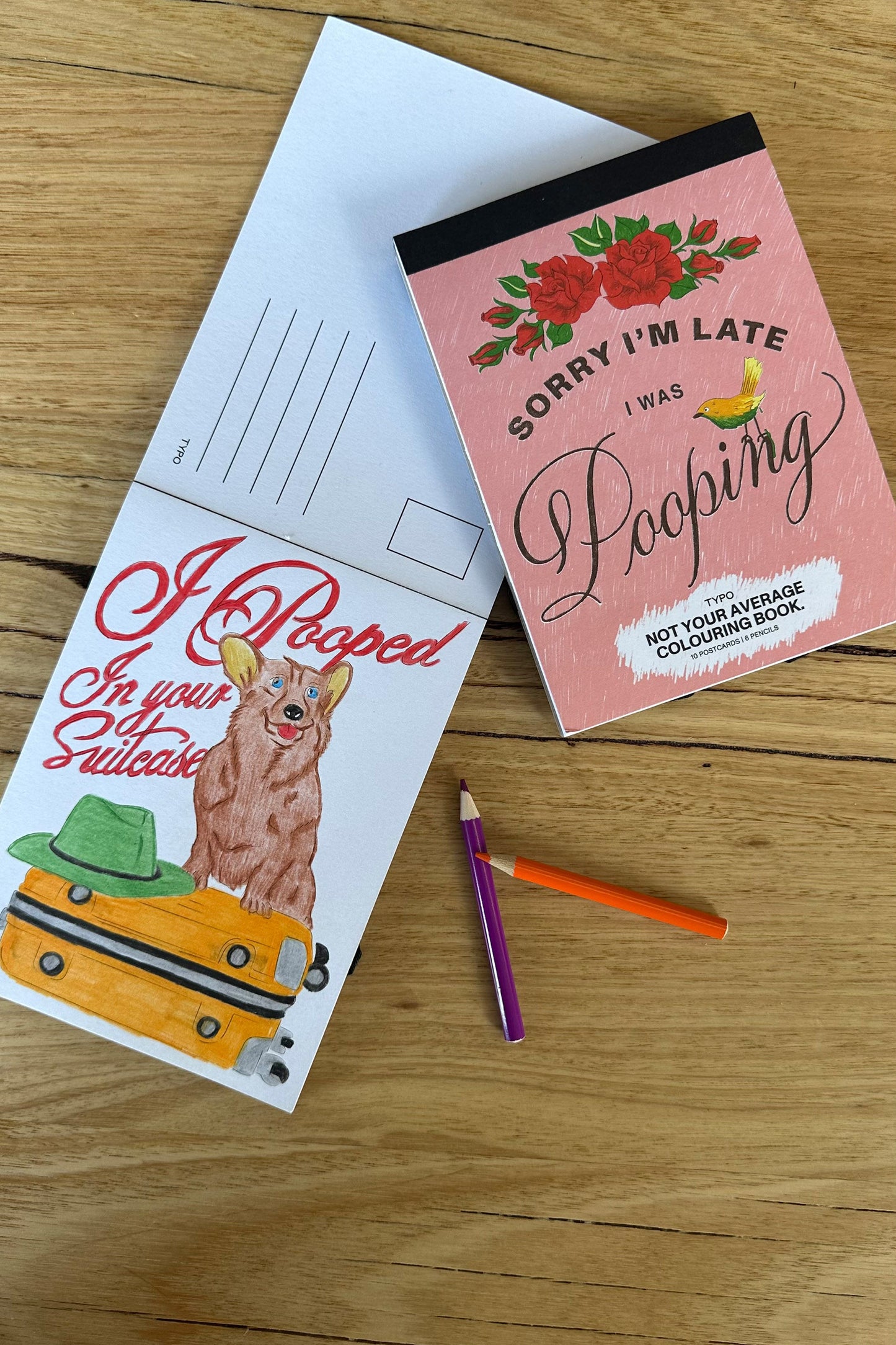 On-The-Go Colouring Book Set