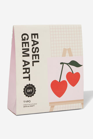 DIY Mini Gem Art Easel