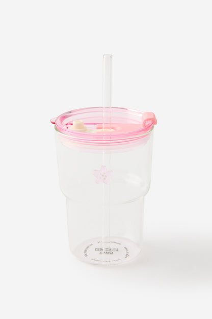 Love A Latte Glass Tumbler